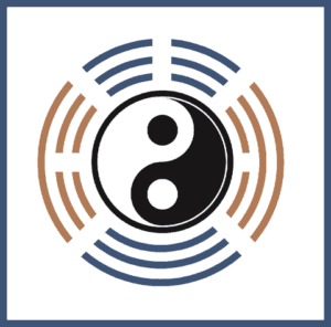 Praxislogo TCM Putzer Yin Yang Hexagramm