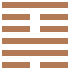 Das Zeichen Gu des Yijing.