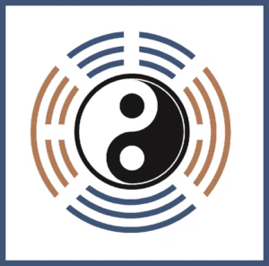 Praxislogo TCM Putzer Yin Yang Hexagramm