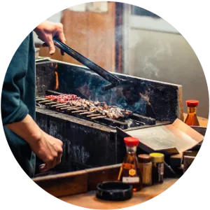 Gegrilltes Fleisch wird in China eher als Gewürz genutzt.