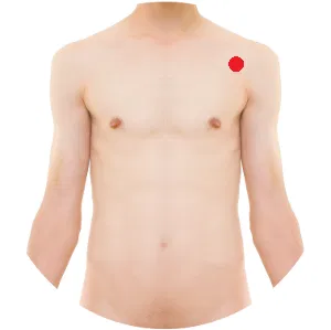 Ein kraftvoller Akupressurpunkt, welcher auch die Atmung unterstützt.