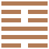 Das Zeichen Gu des Yijing.